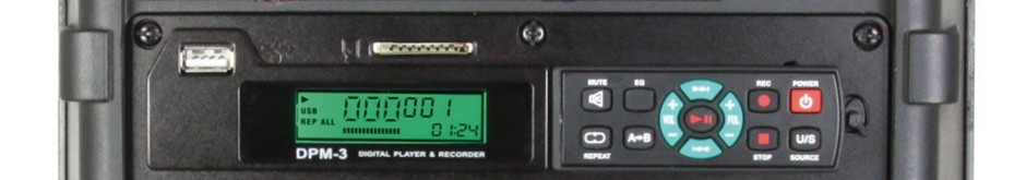 Mipro MA-505 met ingebouwde USB/SD/MP3 speler & recorder